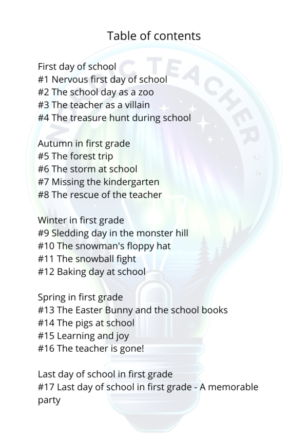 Adjektivfortelling / Mad libs story - Bilde 3