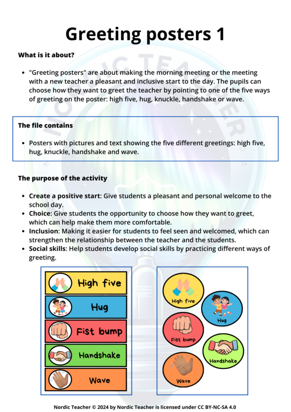 Hilseplakater 1 / Greeting posters 1