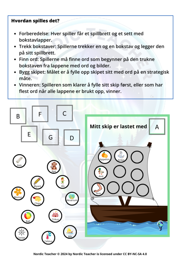 Mitt skip er lastet med / My ship is loaded with - Bilde 2