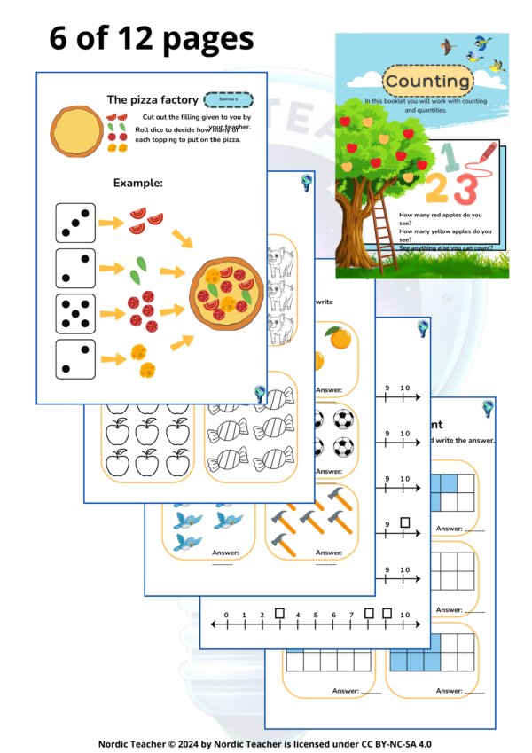 Oppgavehefte: Telling / Workbook: Counting