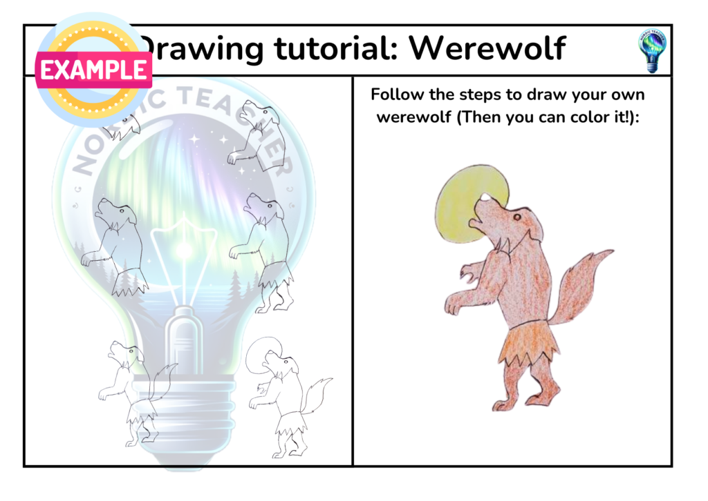 Tegn steg for steg / Draw step by step (HALLOWEEN) 2