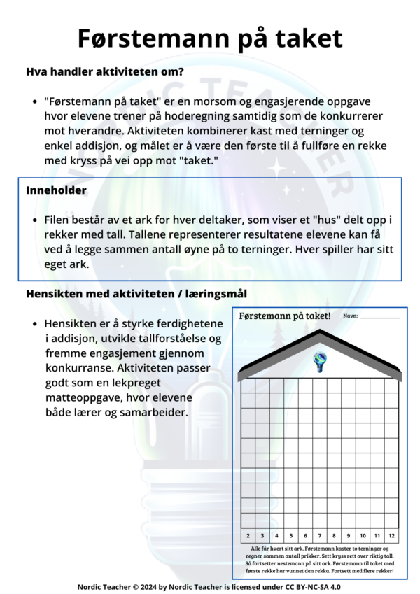 Førstemann på taket / First man on the roof