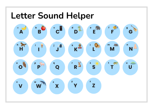 Bokstavlydhjelperen / The letter sound helper - Image 2