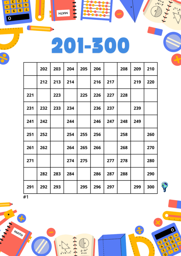 100 grid (201-300)