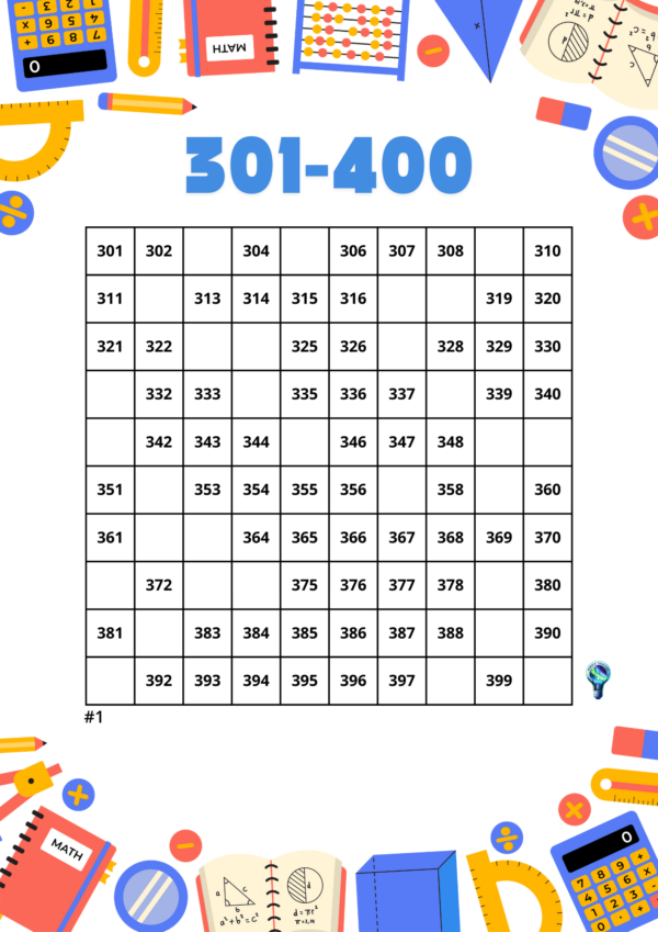 100 grid (301-400)